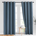 NICETOWN Smoky Blue Blackout Curtains by NICETOWN
