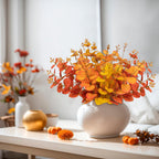 Yen Jean 10PCS Fall Decorations for Home Flowers Artificial - Fake Plants Thanksgiving Autumn Decor Outdoor