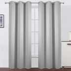 LEMOMO Blackout Curtains 42 x 95 inch/Light Grey Curtains Set of 2 by Lemomo