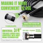 8FT Leakproof Dehumidifier Drain Hose with 3/4" FHT Rustproof Connector