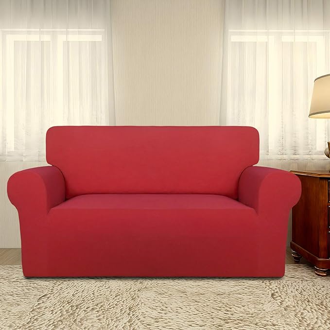 PureFit Super Stretch Sofa Slipcover – Spandex Non Slip Soft Couch Sofa Cover - Image 2