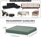 Outdoor Cushion Covers Set, Replacement - Image 2