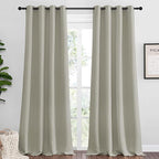 NICETOWN Natural Blackout Curtains Panels by NICETOWN