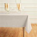 Solino Home Cotton Linen Tablecloth Linen, Hemstitch Collection 58 x 132 in