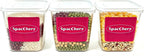 Dry Food Storage Containers, 2.7L /95 oz Plastic Food Storage Containers for Kitchen and Pantry Organization for Cereal, Berries, Baking Supplies,Flour and Sugar,BPA Free,Reusable Container