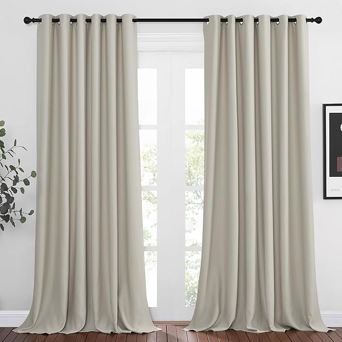 NICETOWN Room Darkening Grommet Curtain Panels by NICETOWN