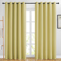 NICETOWN Room Darkening Paler Yellow Curtains & Drapes by NICETOWN