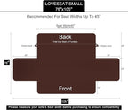 U-NICE HOME Loveseat Sofa Cover Reversible Couch Covers - Image 6