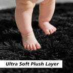 Shag Area Rug for Bedroom 3x5, Soft Fuzzy Rug Non-Shedding Indoor Plush Carpet - Image 3