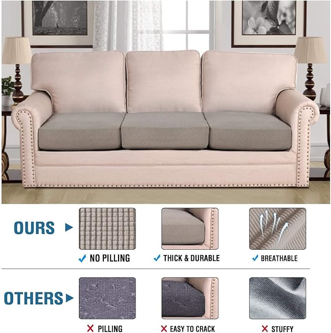 H.VERSAILTEX Super Stretch Individual Seat Cushion Covers - Image 2