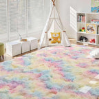 6x9 Ft Large Shag Kids Colorful Rug - Image 2