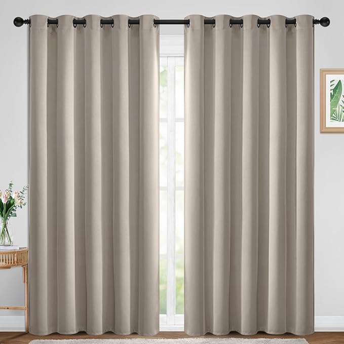 Yakamok Blackout Curtains Room Darkening Thermal Insulated Window Panels by Yakamok