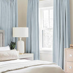MIULEE Linen Textured Curtains Solid 100% Blackout - Image 2