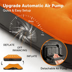 Luxchoice Air Mattress Queen with Cordless Pump 9'' Camping Air Mattress