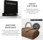 EVERGRACEHOME Chunky Chenille Knit Throw Blanket - Image 9