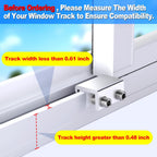 Sliding Window Locks with Key，6 Sets for Horizontal Vertica Window