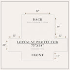 Great Bay Home Reversible Loveseat Cover - Image 3