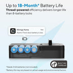 ULTRALOQ Bolt SE Wifi Smart Deadbolt Lock, Supports Matter, Remote Control