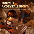 Cozy Fall Candles, Pumpkin Spice Scented