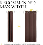 NICETOWN Nursery Essential Thermal Insulated Solid Grommet Top Blackout Curtains - Image 6