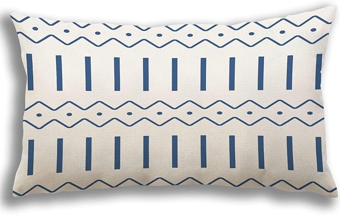 YCOLL Lumbar Pillow Covers 12x20 Set of 4, Modern Sofa Throw Pillow Cover - Image 4