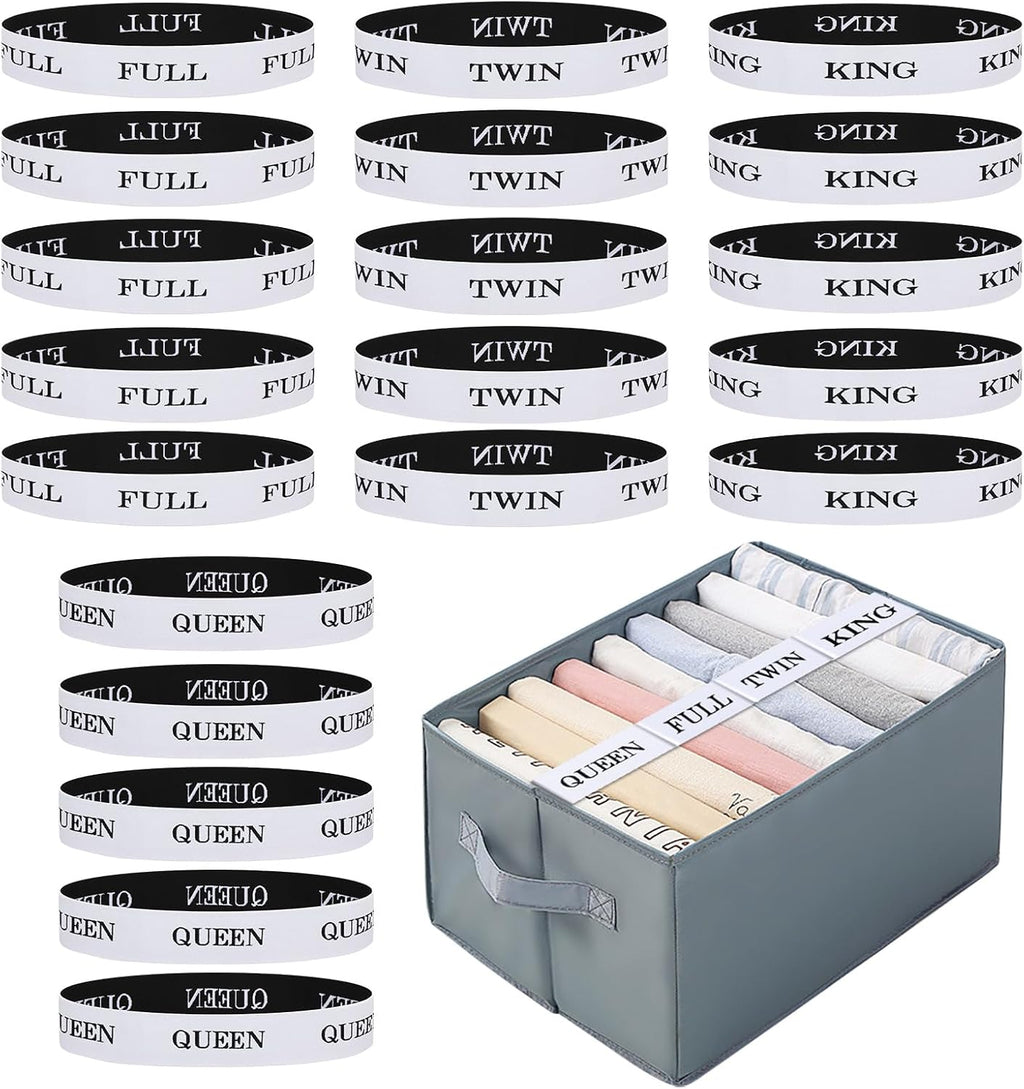Bed Sheet Organizers and Storage Sheet Keeper Straps for Bedsheet(Mix20PCs)