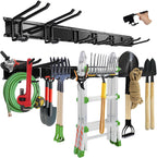 48" Garage Tool Organizer Wall Mount,Heavy Duty Adjustable Hooks