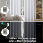 Simplebrand Ava Pure White Light Filtering Curtains - Image 6