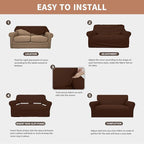Easy-Going 100% Waterproof Loveseat Couch Cover, Dual Waterproof Sofa Cover - Image 5