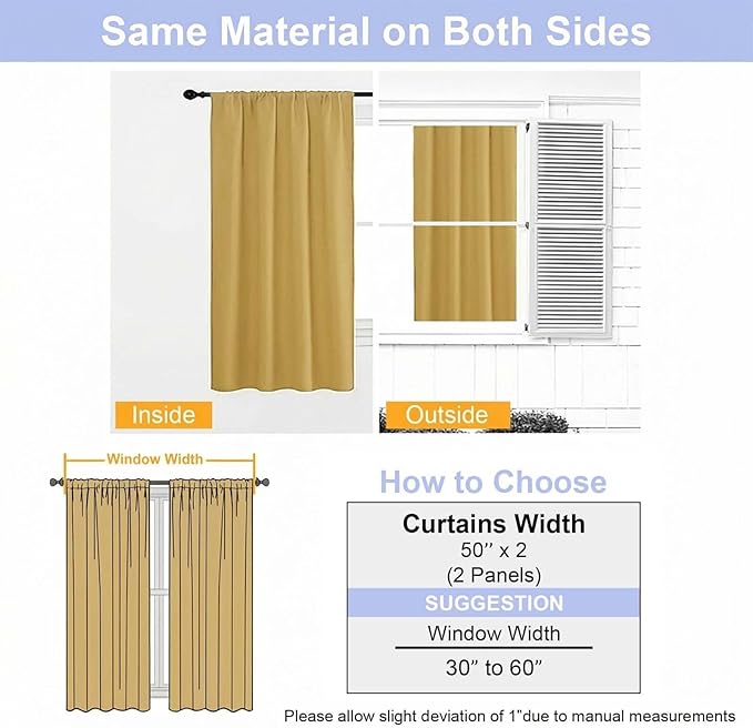 Simplebrand Blackout Extra 10ft Curtains - Image 9