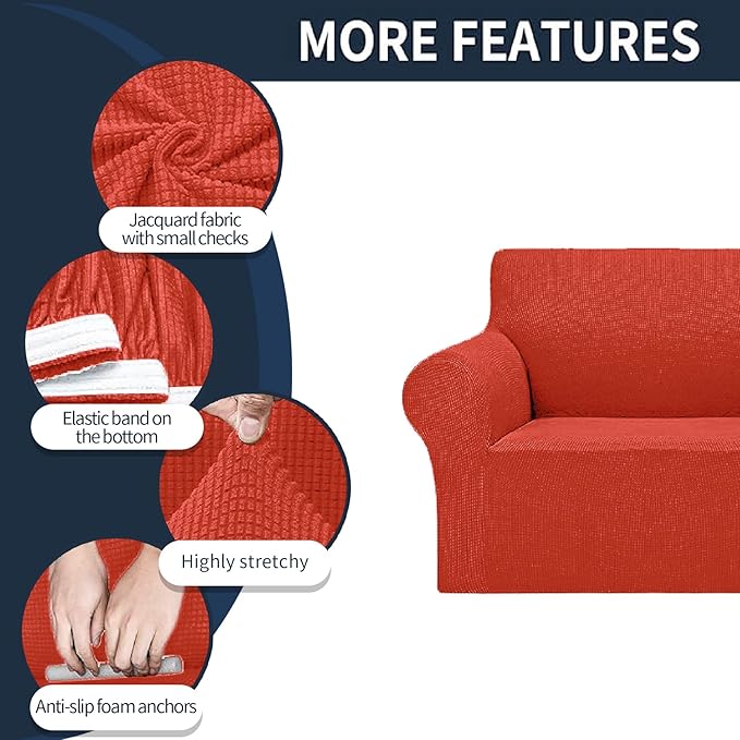 Cupuamon 2026 New Stretch Oversized Sofa Slipcovers Couch Sofa Cover - Image 4