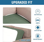 H.VERSAILTEX Super Stretch Individual Seat Cushion Covers Sofa Covers Couch - Image 6