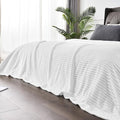 BEDELITE Fleece Throw Blanket for Couch – 3D Ribbed Jacquard Soft and Warm by BEDELITE