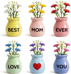 8 Pcs Cute Mini Vase Magnets for Fridge, Funny Plant Decorative Magnets