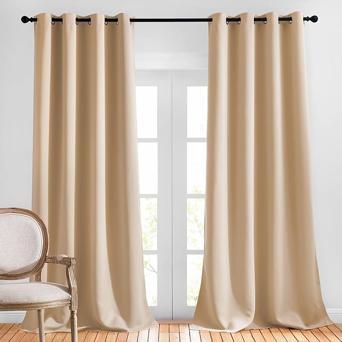 NICETOWN Bedroom Sunlight Block Curtains by NICETOWN