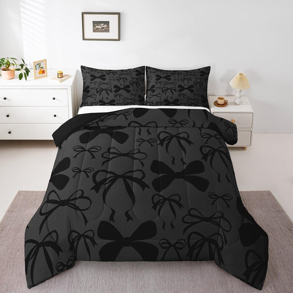 Feelyou Cute Bowknot Bedding Set Boys Girls Twin Size