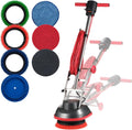 VEVOR Floor Scrubber Machine, 13" Heavy Duty Floor Cleaner Polisher