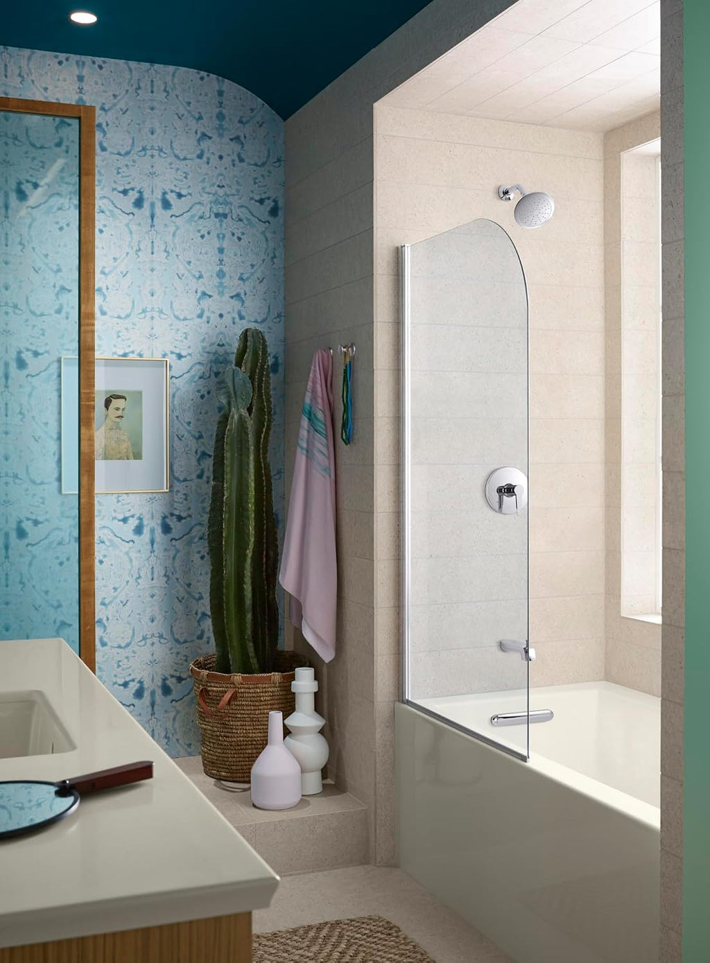 Kohler K-TS97074-4Y-CP Pitch Rite-Temp Bath and Shower Trim Kit, 2.5 GPM, Polished Chrome
