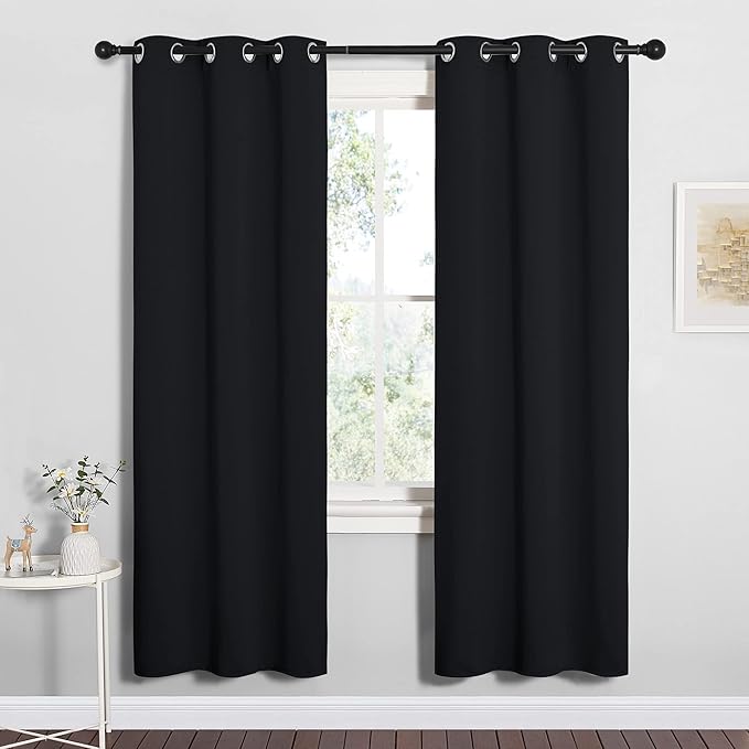 NICETOWN Bathroom Blackout Thermal Curtains and Drapes - Image 2