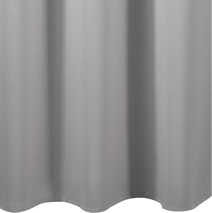LEMOMO Blackout Curtains 42 x 95 inch/Light Grey Curtains Set of 2 - Image 9