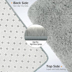 Amearea Shag Fluffy Area Rug for Bedroom Girls Living Room, Extra Soft and - Image 5