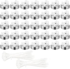 Magnetic Cable Zip Tie Mounts Kit, 50 Pcs Holders with 200 Pcs Cable Ties, Heavy-Duty Magnetic Wire Management for Desk, Office, Home, Automotive, Marine, Multipurpose Cable Clips Organizers, Silver