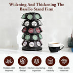 CEHNCEH K Cup Holder, Coffee Pods Holder with 40 K-Cup Pods New Model Black