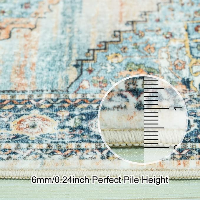Washable Hallway Runner Rug 2x3 - Image 5