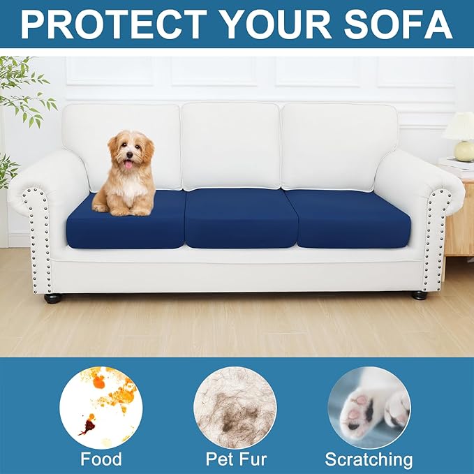 Smiry Printed Couch Cushion Covers, Stretch Soft Couch Covers - Image 7