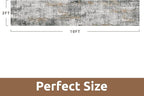 AMOAMI 2 x 10 Hallway Runner Rug Non Slip Super Soft Long Runner Rugs Machine - Image 2