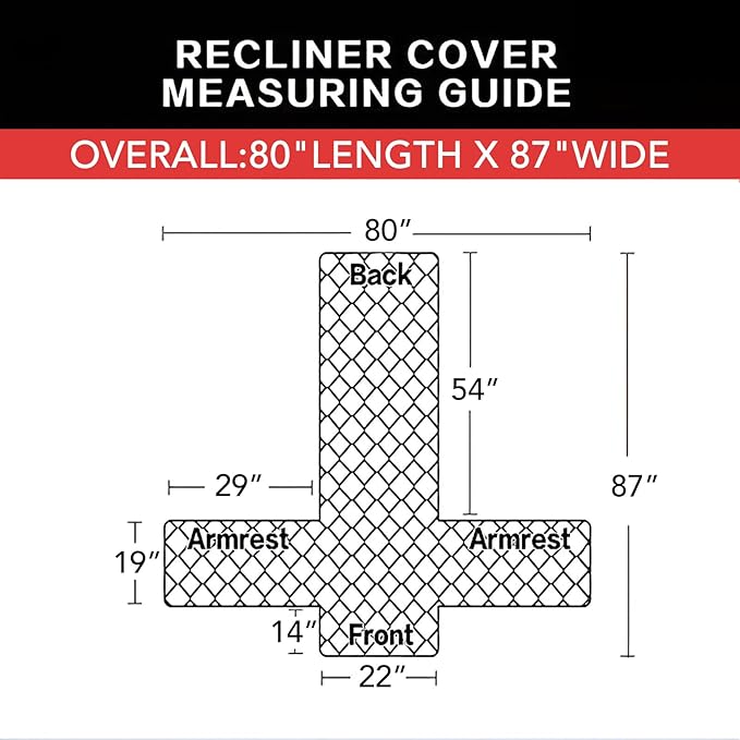 Easy-Going Recliner Chair Slipcover Reversible Sofa Cover Water Resistant Couch - Image 5