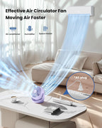 Gaiatop Desk Fan, 5-Inch Portable Electric Table Desktop Air Circulator Fan