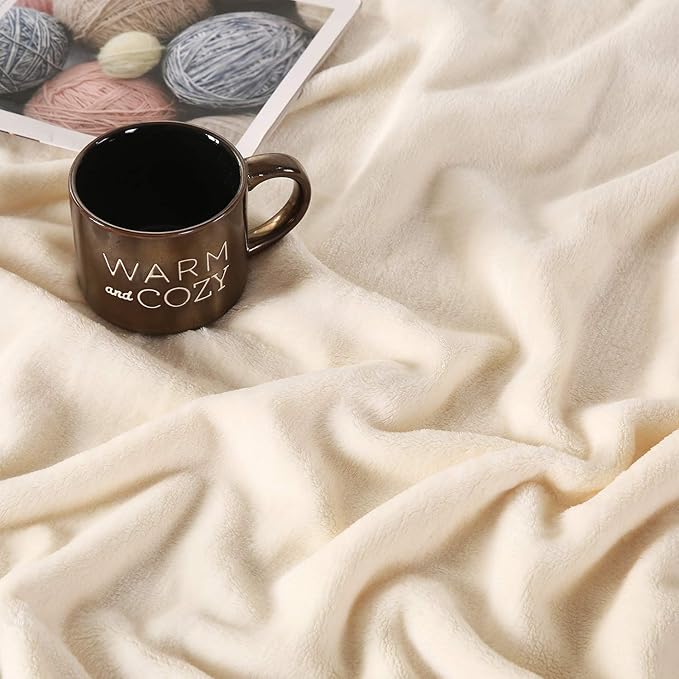 TASTHROW Large Flannel Fleece Throw Blanket, 60×80 Inch - Image 2