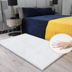 ORINOVA White Shaggy Bunny Fur Rugs - Image 3